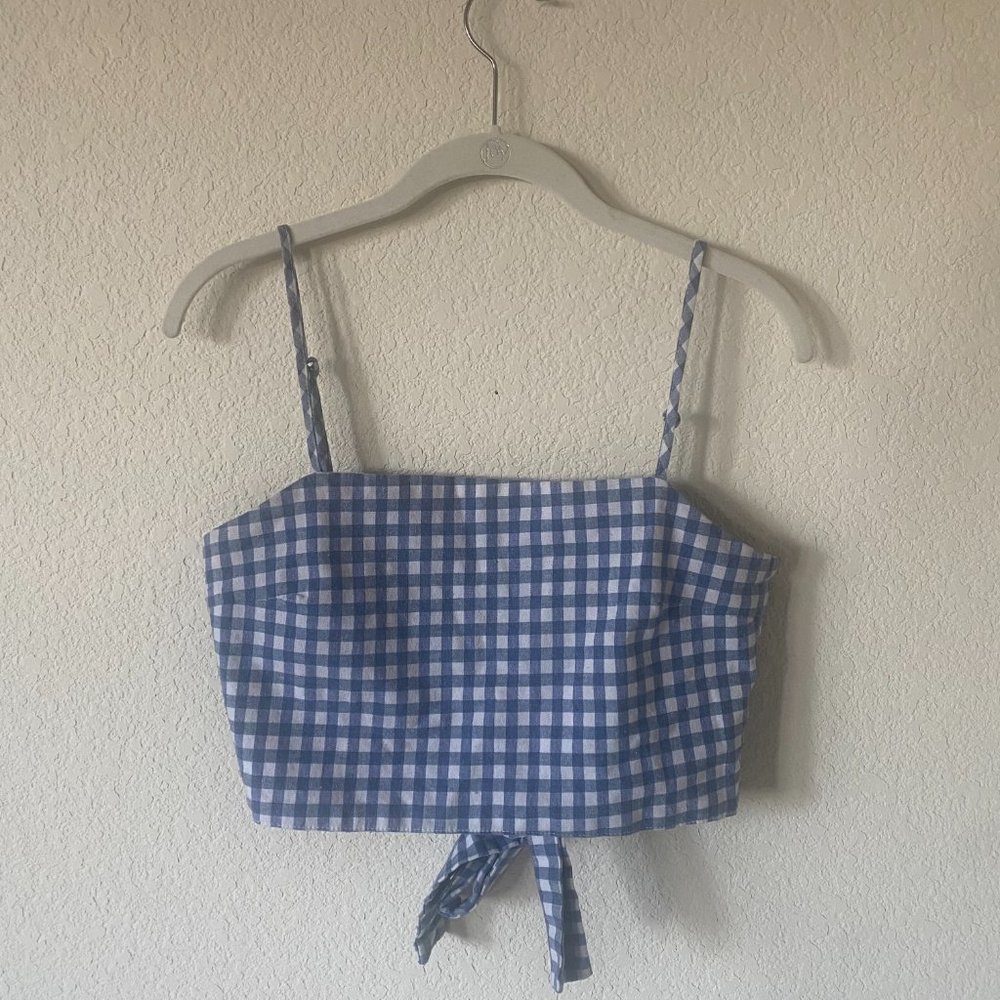 Blue Picnic Tank Top